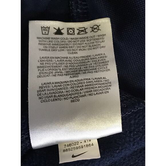 Nike NFL Tennessee Titans Blue Hoodie Pullover Sweatshirt Size M - Picture 9 of 10